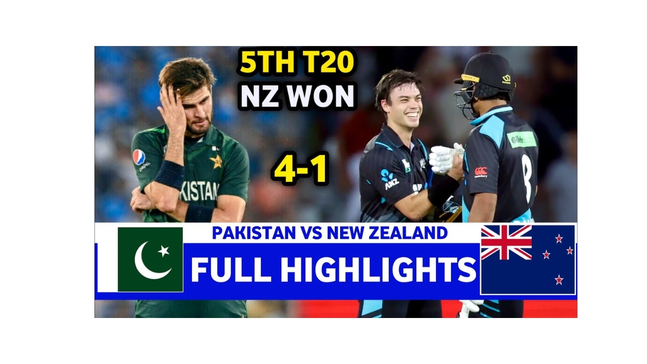 PAK VS NZ 5th T20 Full Highlights 2025