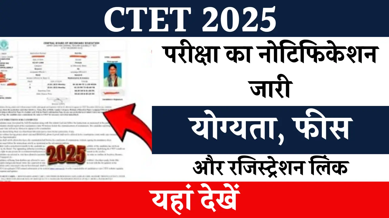 CTET Exam Notification-2025