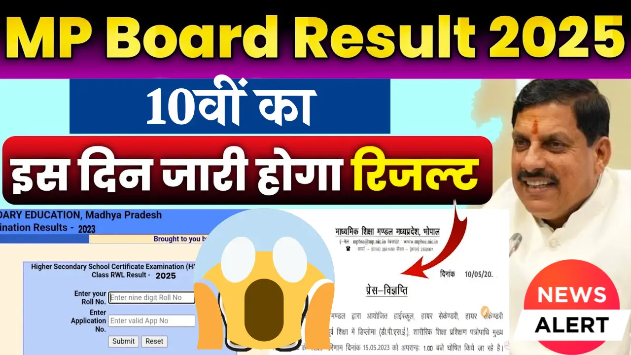 MP Board 10th Result