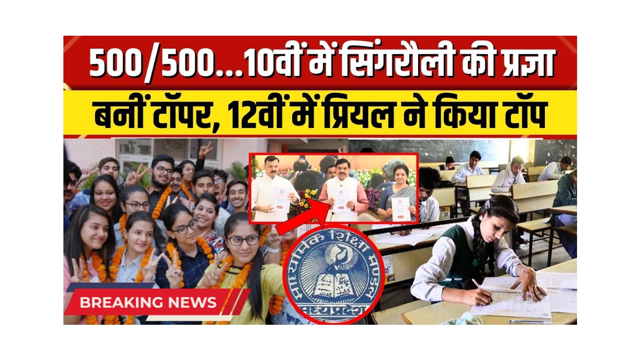 MP Board 2025 Result Topper Revealed
