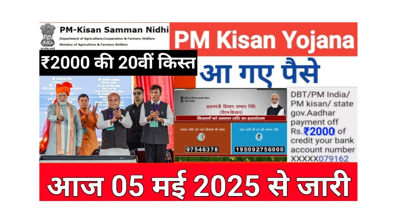 PM Kisan 20th Installment Status Check