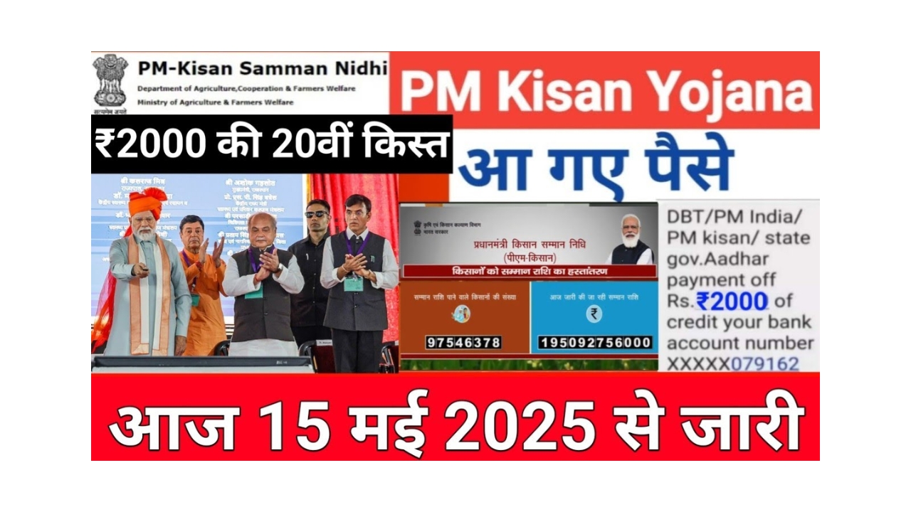 PM Kisan 20th Payment Status Check