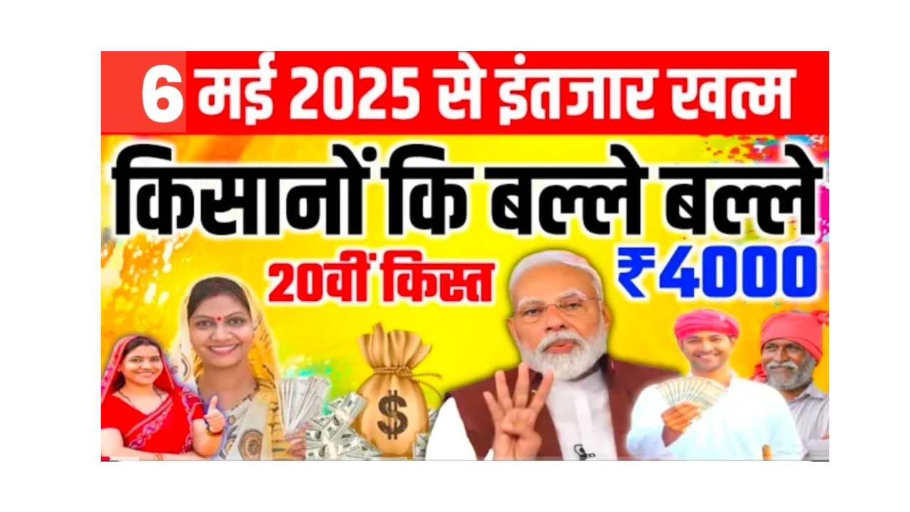 PM Kisan Samman Nidhi 20th Kist Installment